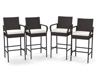 4 Pack All Weather Dining Chairs Patio Furniture