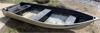 Montgomery Ward Sea King Aluminum Flat Back Boat