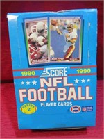 1990 Score NFL Football Series 2 Wax Box Cards