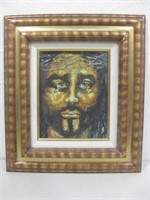 Framed 15.5"x 17.5" Jesus Print