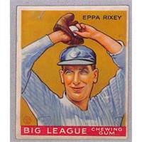 1933 Goudey Eppa Rixey Ex Pencil Mark