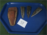 4 Tobacco Spears with 1 Holder