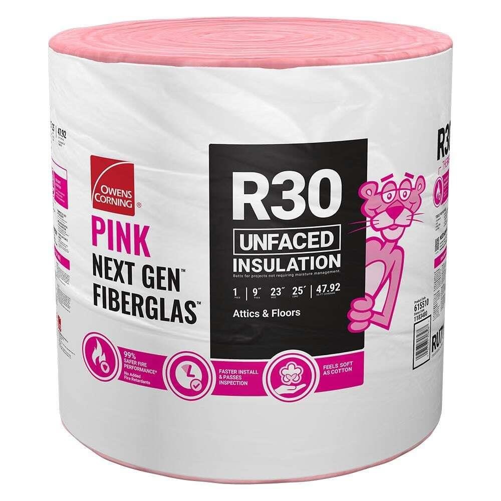 R-30 Unfaced Insulation Roll 23x25ft