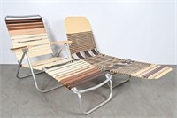 Vintage Folding Lounging Chairs