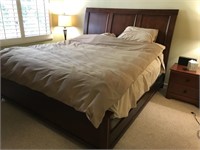 King Size Bed Frame, Nightstands & More