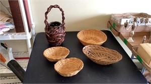 Assortment of Wolven Baskets
