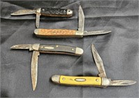 4 small knives needs cleaning