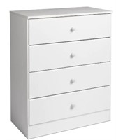4-Drawer Dresser in White