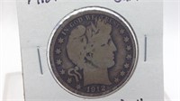 1912 Barber Half Dollar