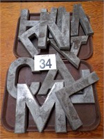 11 Cast Aluminum Letters