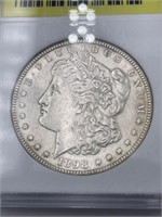 1898 Morgan Silver Dollar - Graded