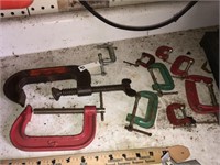 (9) C-Clamps