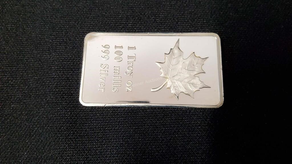 1 Ounce Silver Plated Bar