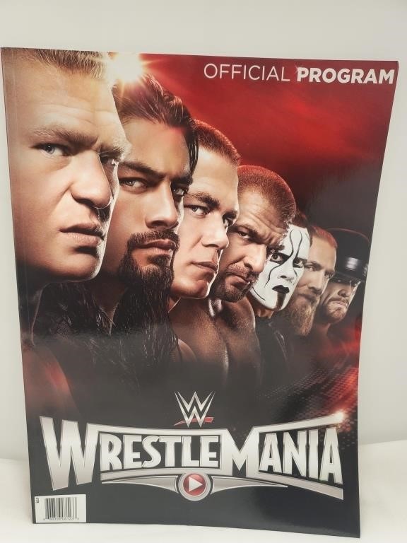 Wrestle-Mania 31 Program