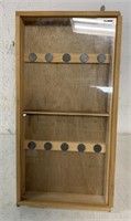 homemade counter top display case w/lock