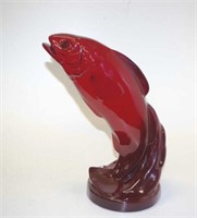 Royal Doulton Flambe Leaping Salmon