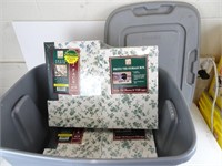 Photo/VHS Storage Boxes in Plastic Tub W/Lid