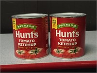 Prem. Hunt's Tomato Ketchup- Qty-2  7 lb 2oz Cans