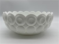 Kemble Moon and Star Variant Milk Glass 8in Bowl