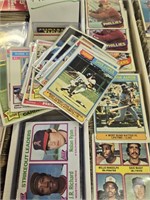 1970s and 1980s baseball cards, stars, rookies,