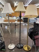 Floor lamps with shades