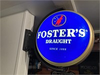 Foster's Electric Light-Up Bar Sign