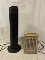 Tower Fan and Duracraft Heater
