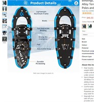 COMMOUDS Lightweight Snowshoes