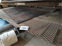 Expanded steel and plate steel 33”x 6’1/4” and