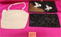 320 - LOT OF 3 EVENING BAGS (A55)