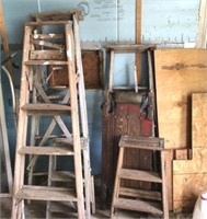Ladders, Wood And Creeper