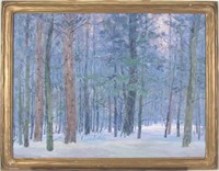 Edward K Williams 24x32 O/C Winter Woods