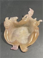 VINTAGE GLASS DAUM PATE DE VERRE MERMAID THEMED