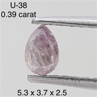 $600  Rare Fancy Natural Color Diamond(0.39ct)