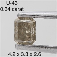 $500  Rare Fancy Natural Color Diamond(0.34ct)