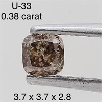 $600  Rare Fancy Natural Color Diamond(0.38ct)