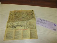 Civil War Battlefield Map Reproduction
