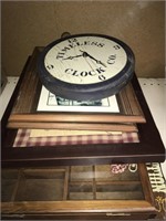 Clock shadow box /Decor