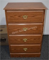 (G) 4-Drawer Particle Board Chest