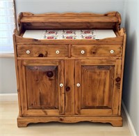 Vintage Dry Sink with Tile Top - Check pics. Some