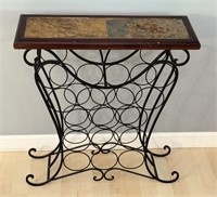 Small Wine Rack Side Table - Some Wear Check