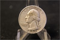 1953-D Washington Silver Quarter