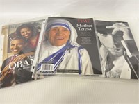 Collectors editions of Time and Ebony magazine