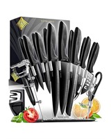 Home Hero 17 Pieces Kitchen Knives Set, 13