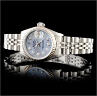 18K & SS Ladies Rolex DateJust Watch