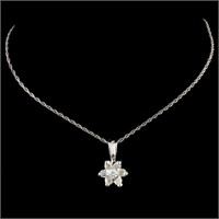 14K Pendant with 0.22ctw Diamonds