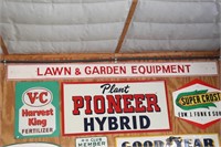 Wooden Lawn and Garden sign approx 8' (No other