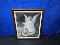 Guardian Angel/Bridge Framed Print