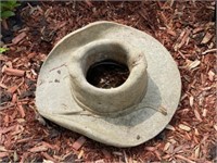 Cement Hat Form Planter