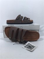 New Daily Shoes Size 8 Brown Sandals
